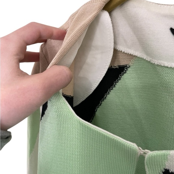 Ming Wang Geometric Sweater Small - Picture 4 of 9